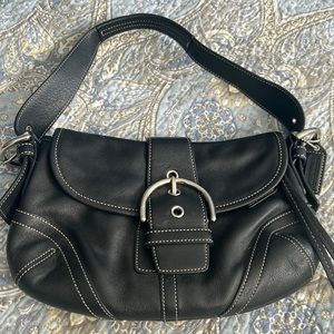 Coach Black Leather purse